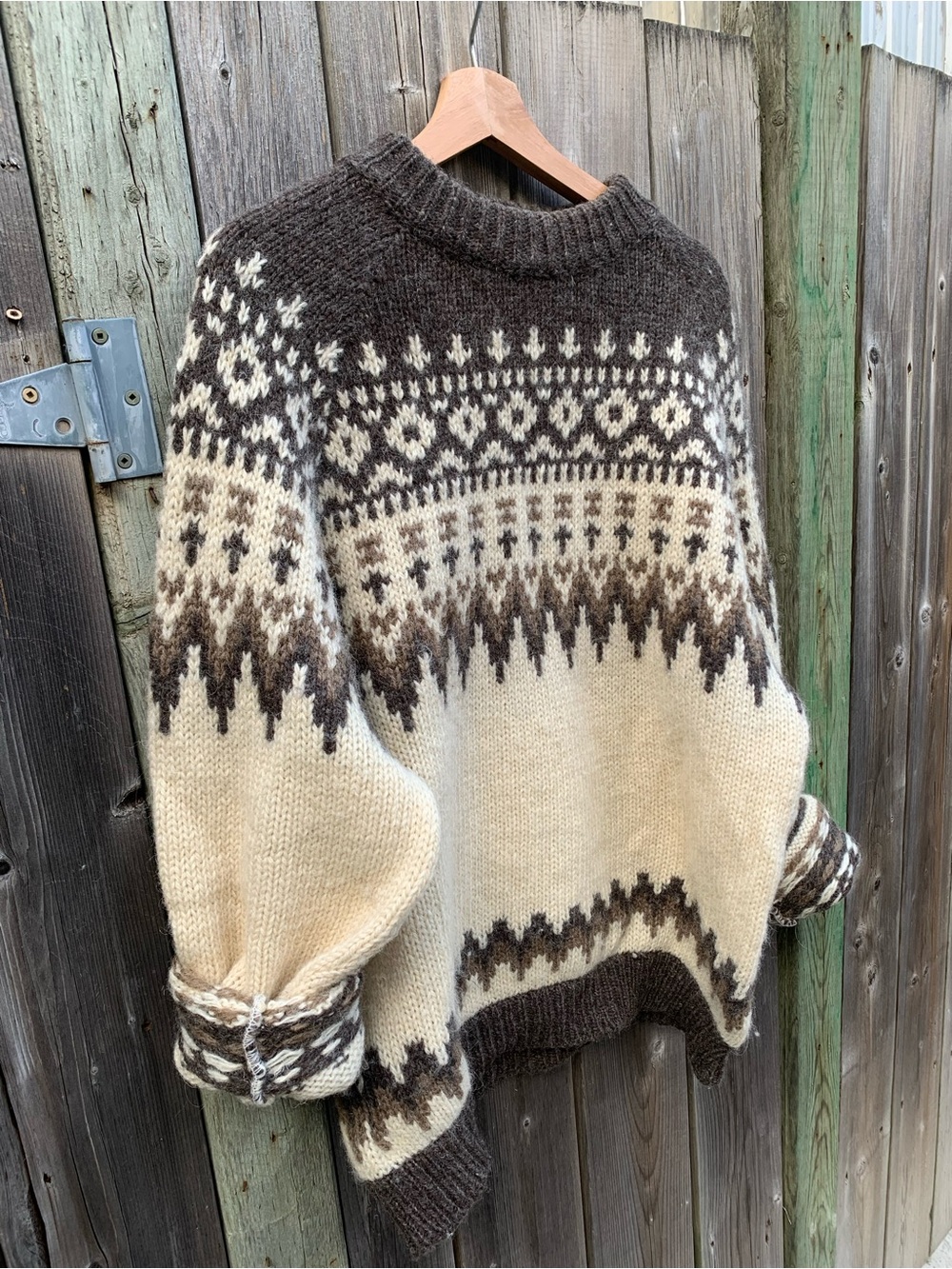 100% wool- Vintage Simpsons Denmark Nordic Sweater - Unisex / Men’s cut